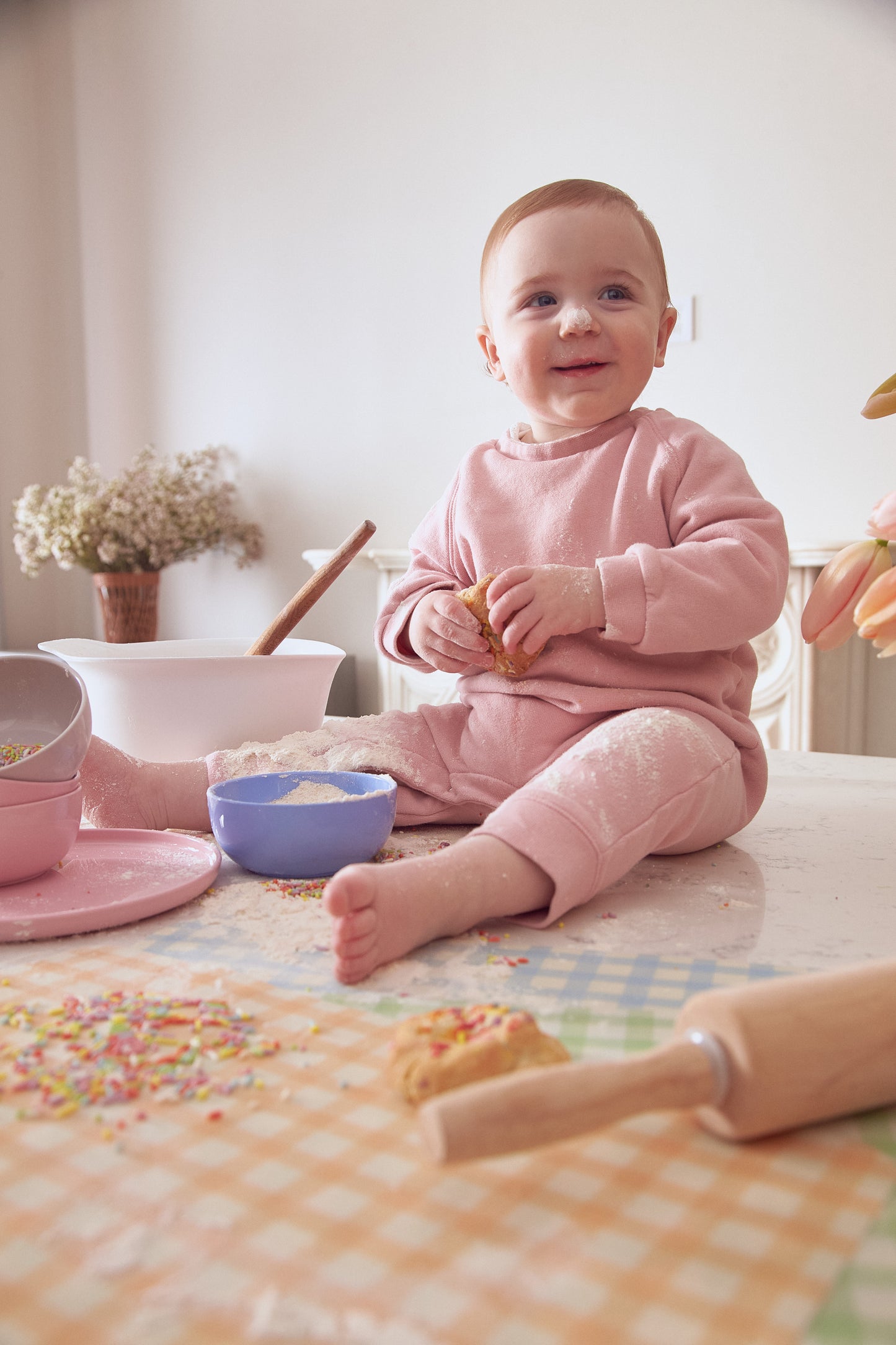 2 Placemats | Coral Gingham | by robynblair x Recette