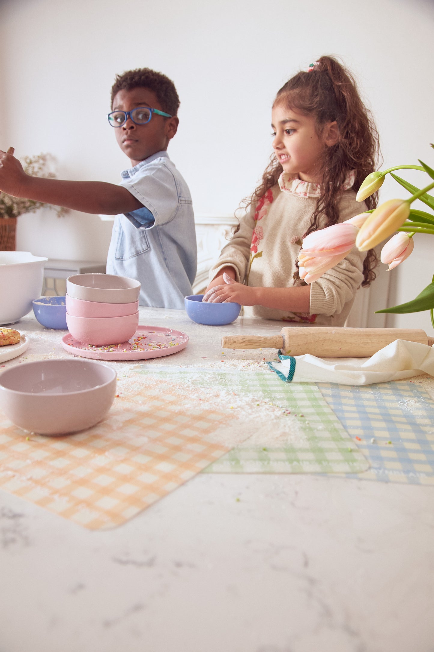 2 Placemats | Green Gingham | by robynblair x Recette