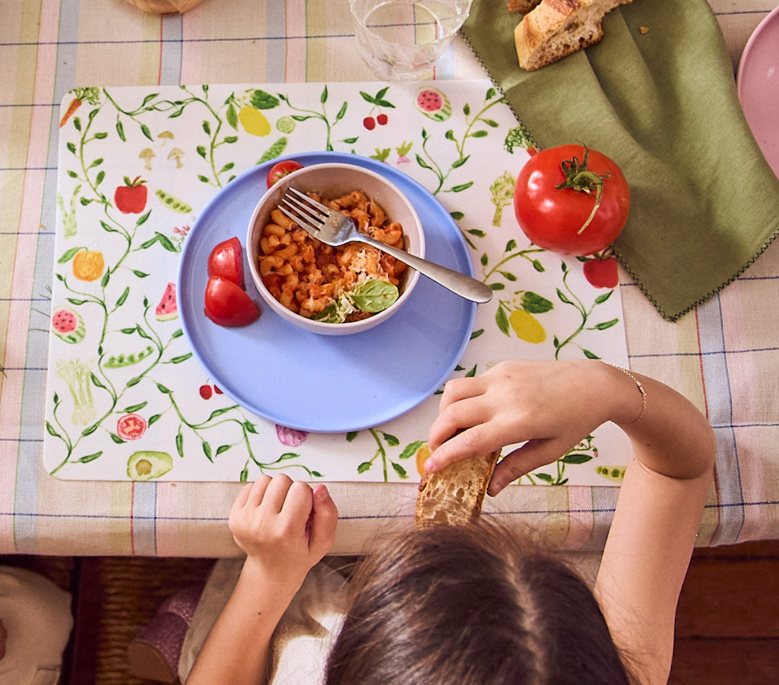 recette fruit and vegetable silicone placemat