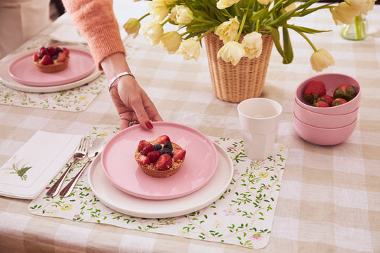 4 Family Dinner Plates | Ivory