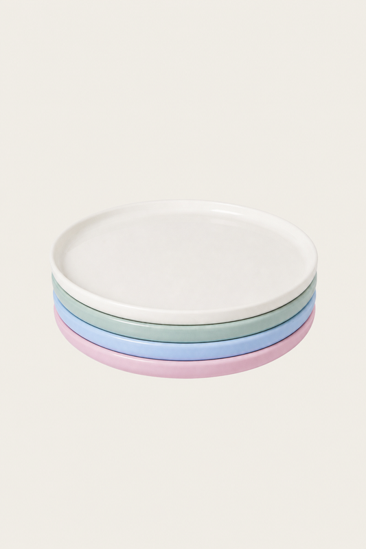 4 Plate Set | Rainbow
