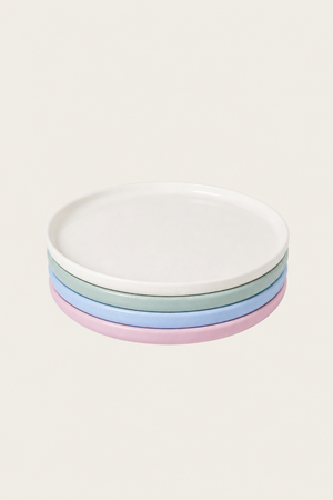 4 Plate Set | Rainbow